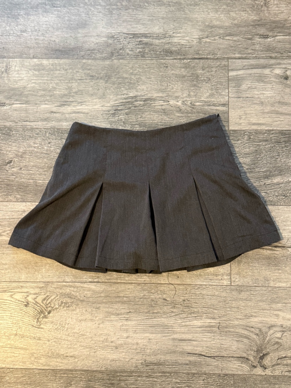 Dark Gray Structured Skort